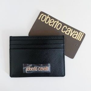 📍SOLD📍Roberto Cavalli Leather Card Case